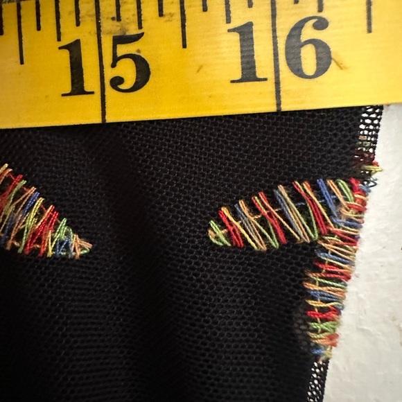 Black Embellished Maxi Skirt with Slit for Night Out - Picture 6 of 10